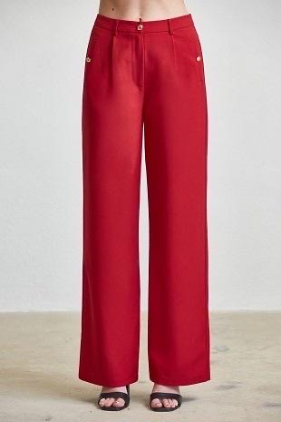 Pantalón, Pinzas, Rojo