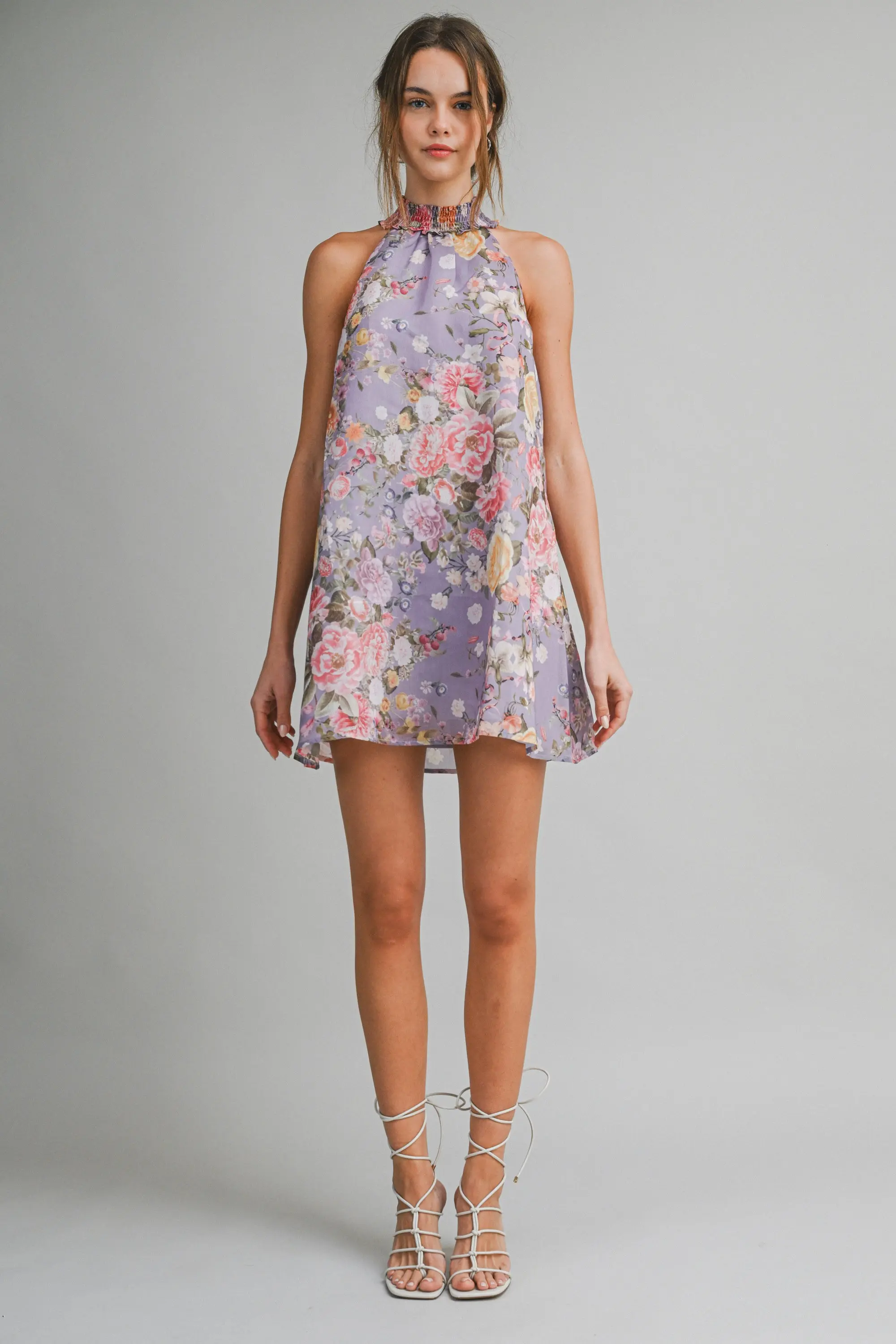 Vestido Flowy Lila Corte A